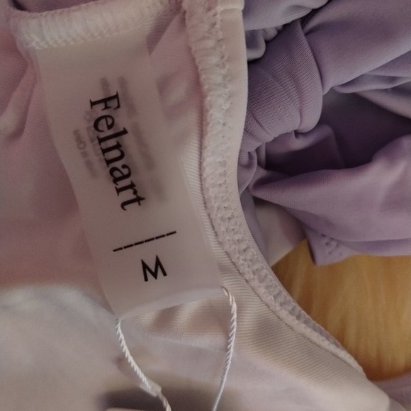 Felnart (M) Cross Front Colorblock One Piece - Picture 9 of 10